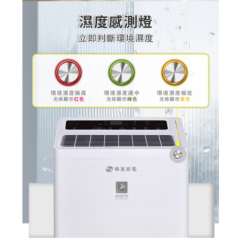 HAWRIN 27 Ping First-Class Energy Efficiency Inverter Air Purifying Dehumidifier EWT-220IGA0, , large