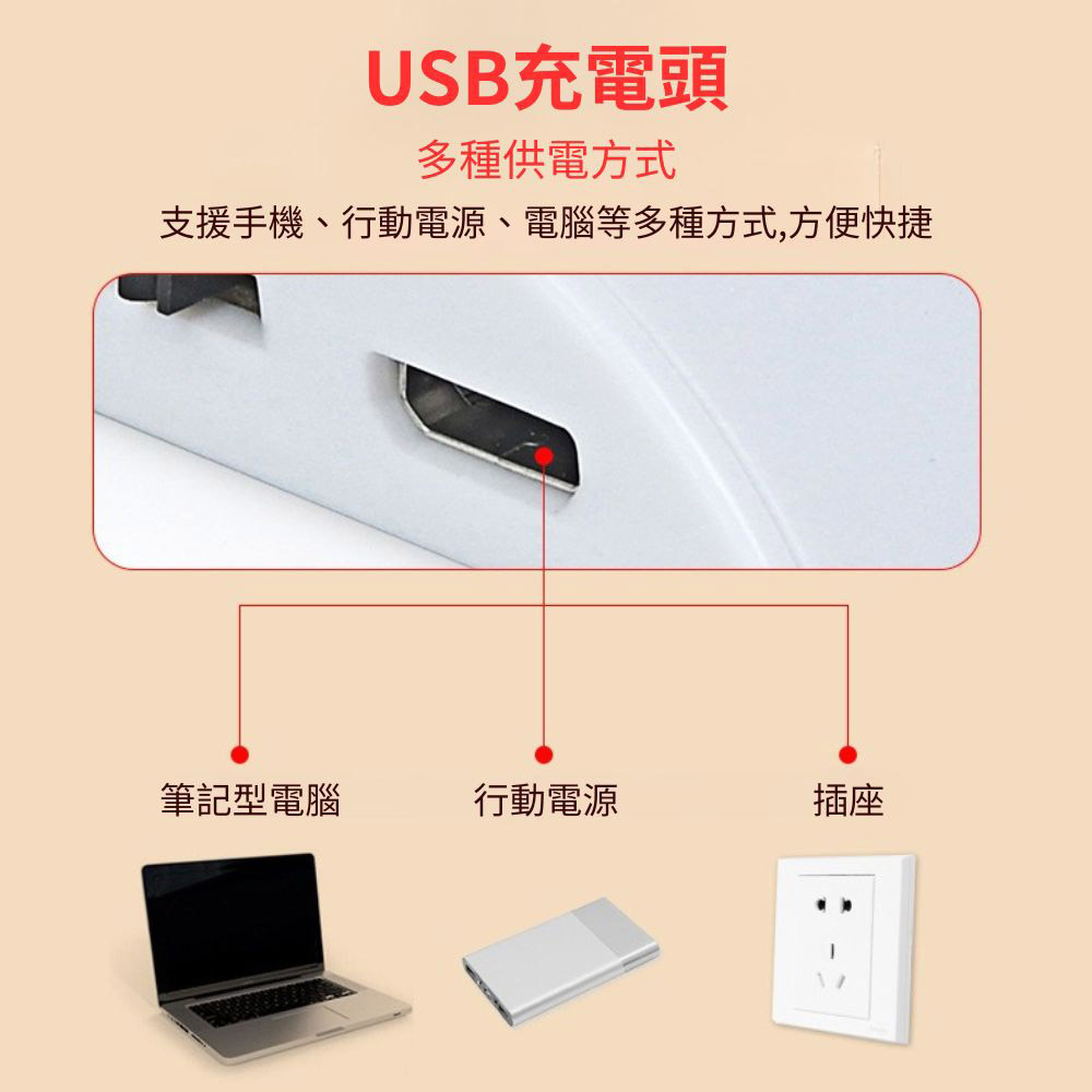 Micro rechargeable car cabin sensor light - black (white light, 3 modes), , large