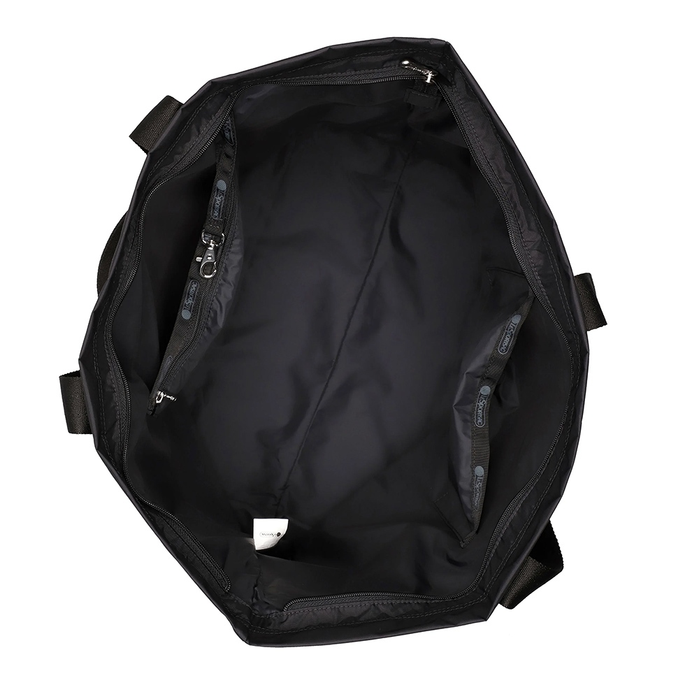 |快速出貨|Lesportsac Carlin 頂部拉鍊托特包 手提包-黑, , large