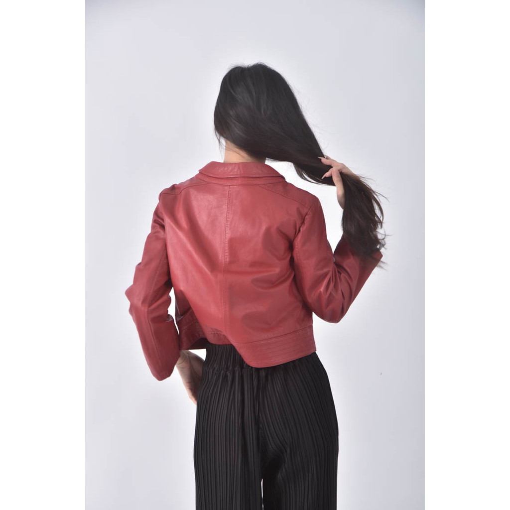 (M) see by chloe圓領紅色外套二手衣, , large