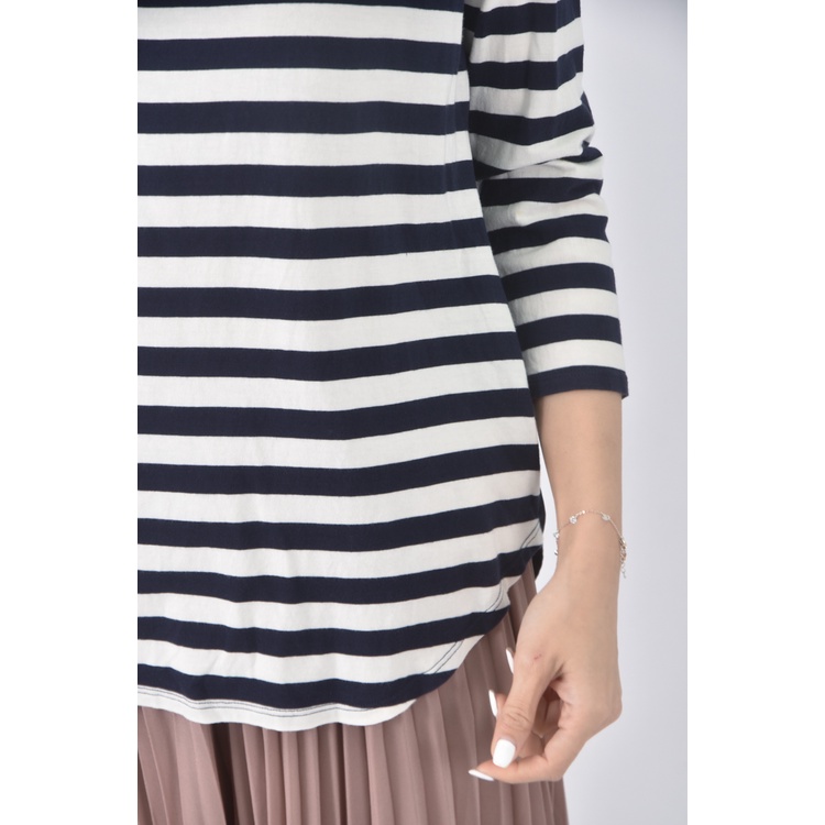 (S) nautica棉質純棉藍色長袖上衣二手衣, , large