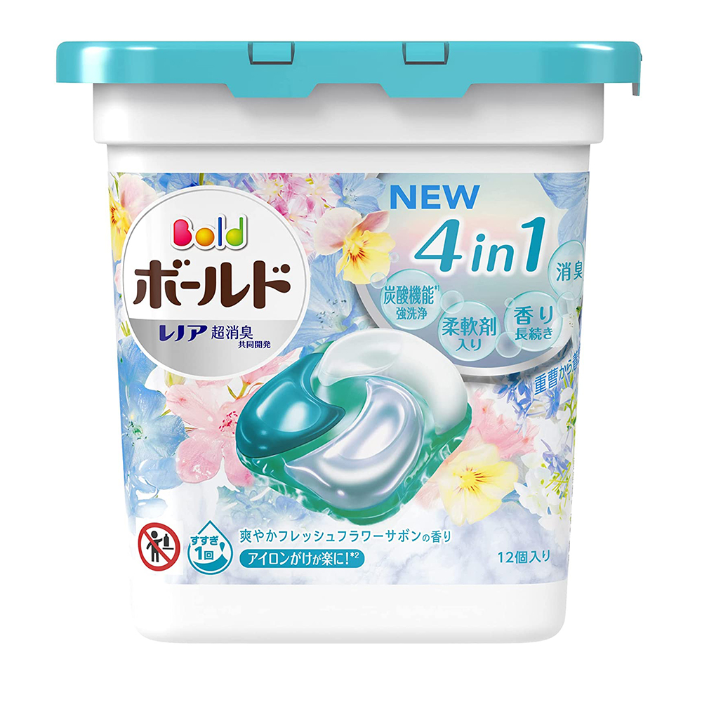 日本PG BOLD 新上市4D洗衣球-清新皂香, , large
