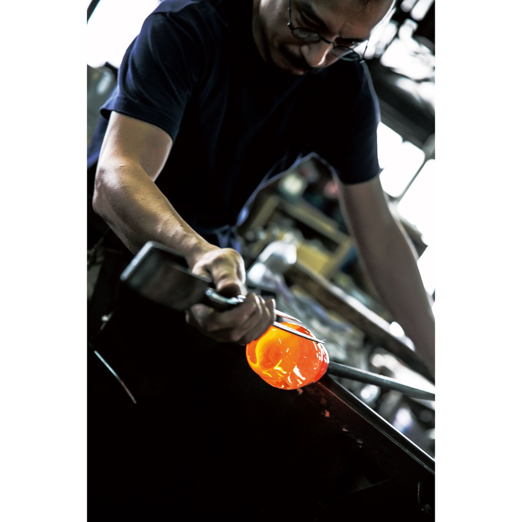 日本津輕 手作貓頭鷹 琉璃藝品 (共四款) 金益合玻璃器皿, , large