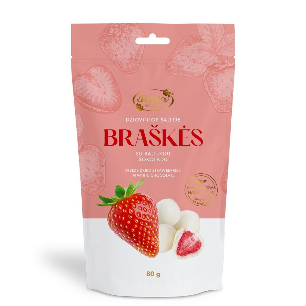 Strawberries in white chocolate, , large