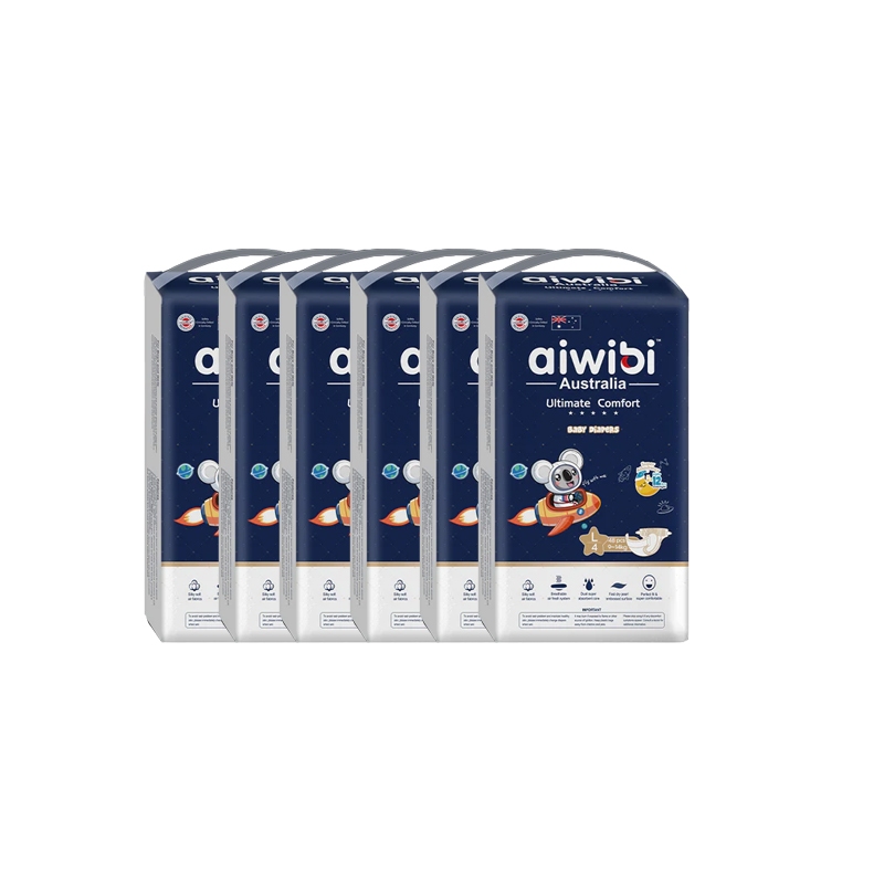 Aiwibi 愛薇彼 夜用甄柔瞬吸紙尿褲 S-XL(6包裝) 黏貼型, , large