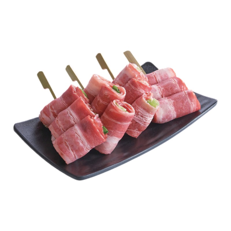 Bacon Sanshing shallots skewers, , large