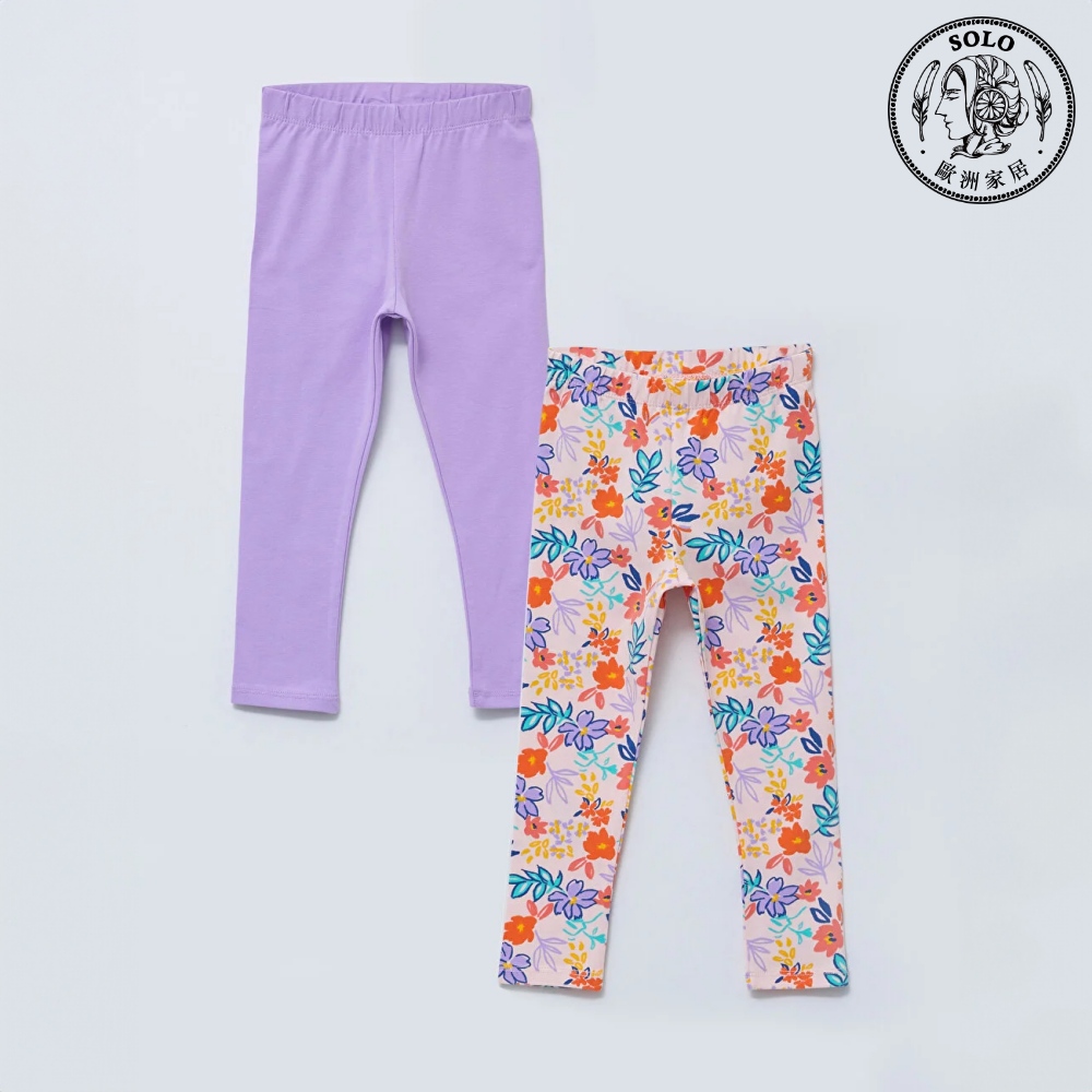 【SOLO Vintage】LCW Baby Toddler Flower Pants Two Piece Set Girls Elastic Pants Sweatpants Made in Turkey 9-12m, , large