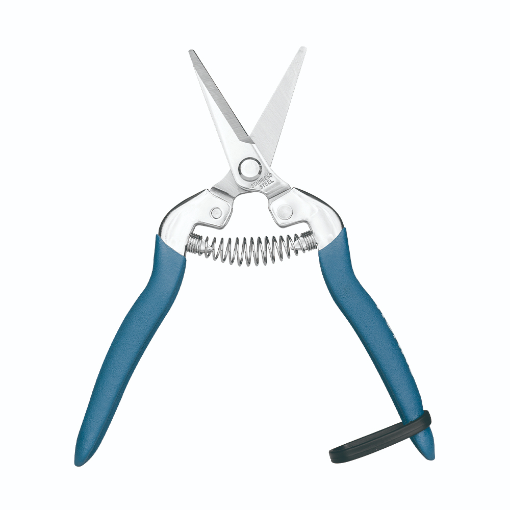 【HOKAS】S520-1長刃芽切剪 (觀葉植物 摘果剪 葡萄剪 盆栽剪刀 採果剪 花藝剪刀  園藝剪 樹枝剪), , large