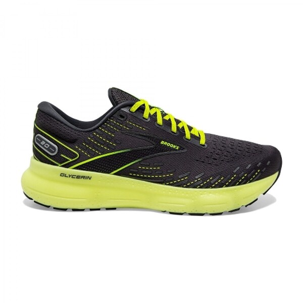 Brooks Glycerin 20 男 慢跑鞋 夜光限定款 運動 避震 緩衝 路跑 黑黃 [1103821D012], , large