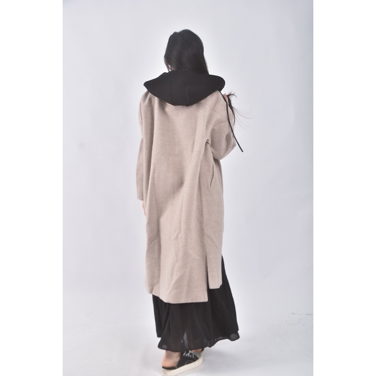 (L) mr s質感假兩件杏色外套二手衣, , large