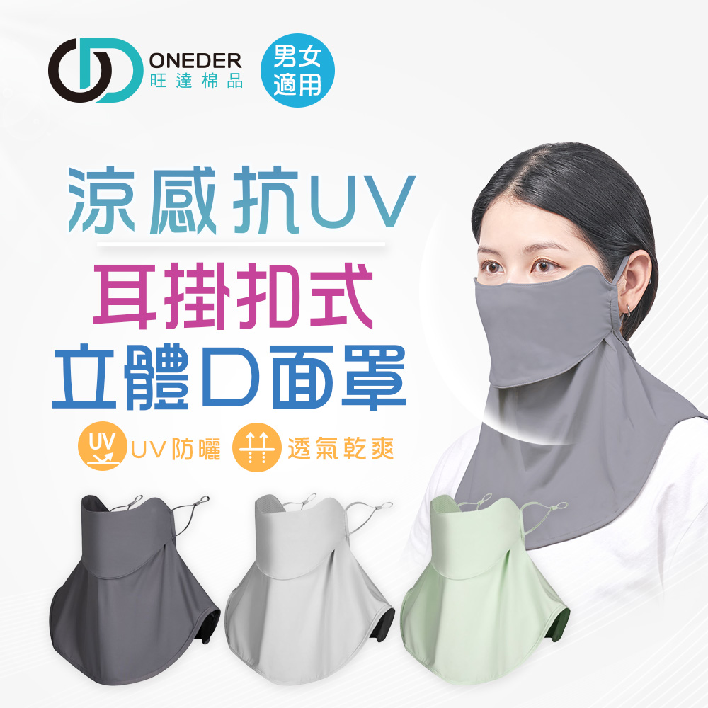 (多款)涼感耳扣式面罩【旺達棉品】OD-BB24, , large