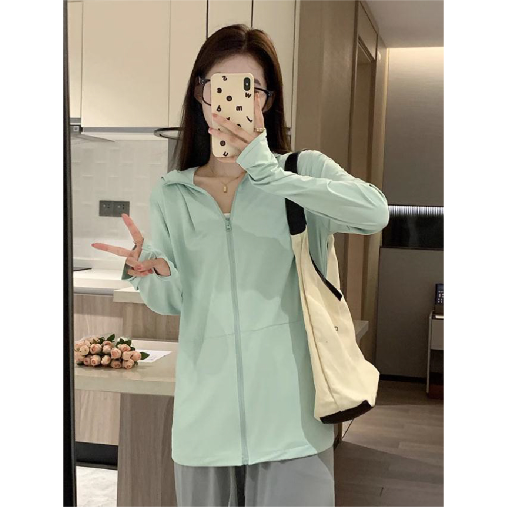 冰絲薄款防曬外套, , large