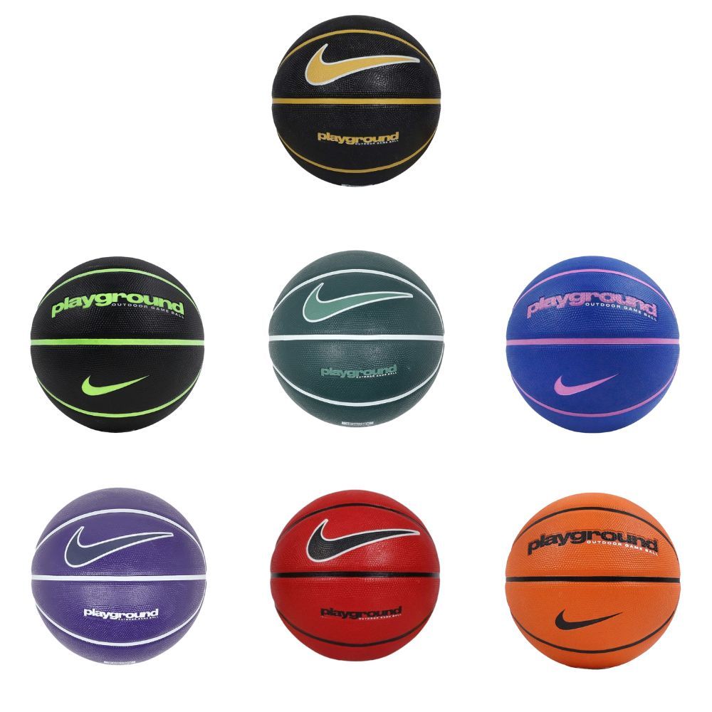 [秉宸] NIKE EVERYDAY PLAYGROUND 8P GRAPHIC 送球網球針 7號籃球 N1004371, , large