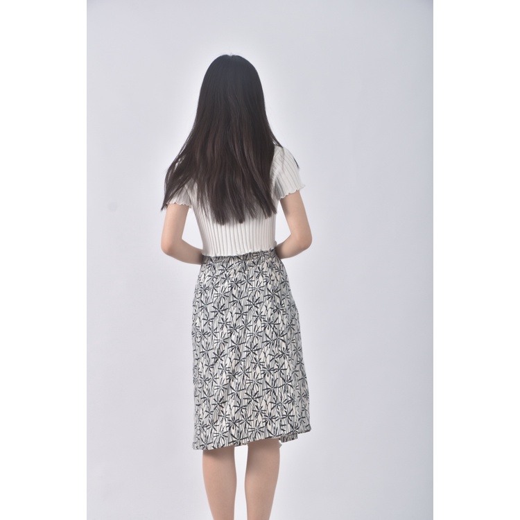 (L) aquascutum寬鬆白色長裙二手衣, , large