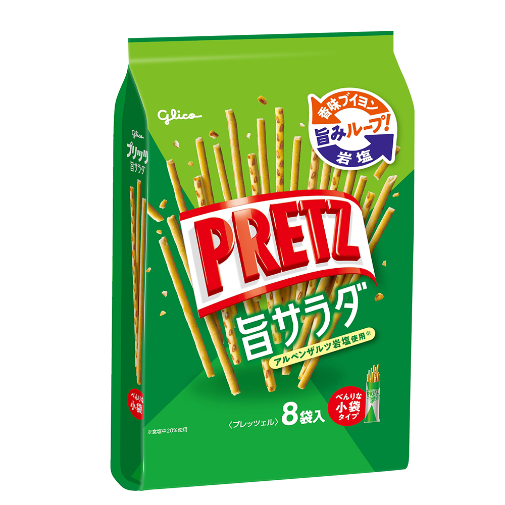 PRETZ百力滋野菜沙拉棒(8袋入), , large