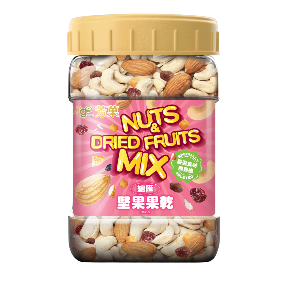 [Wan Xin] Fungo Mixed Nuts & Dried Fruits 350g, , large