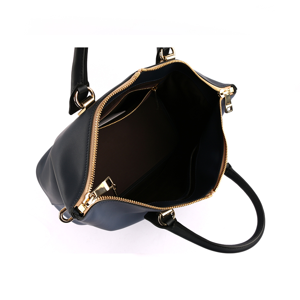 CHLOE' Baylee Small two-tone tote小牛皮/街頭藍, , large