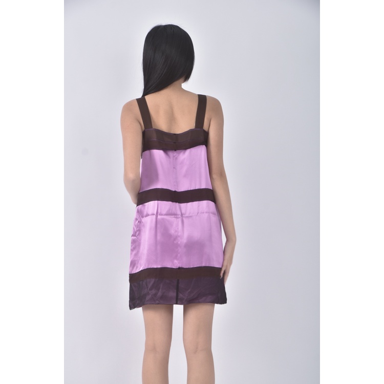 (S) iroo質感吊帶紫色洋裝二手衣, , large