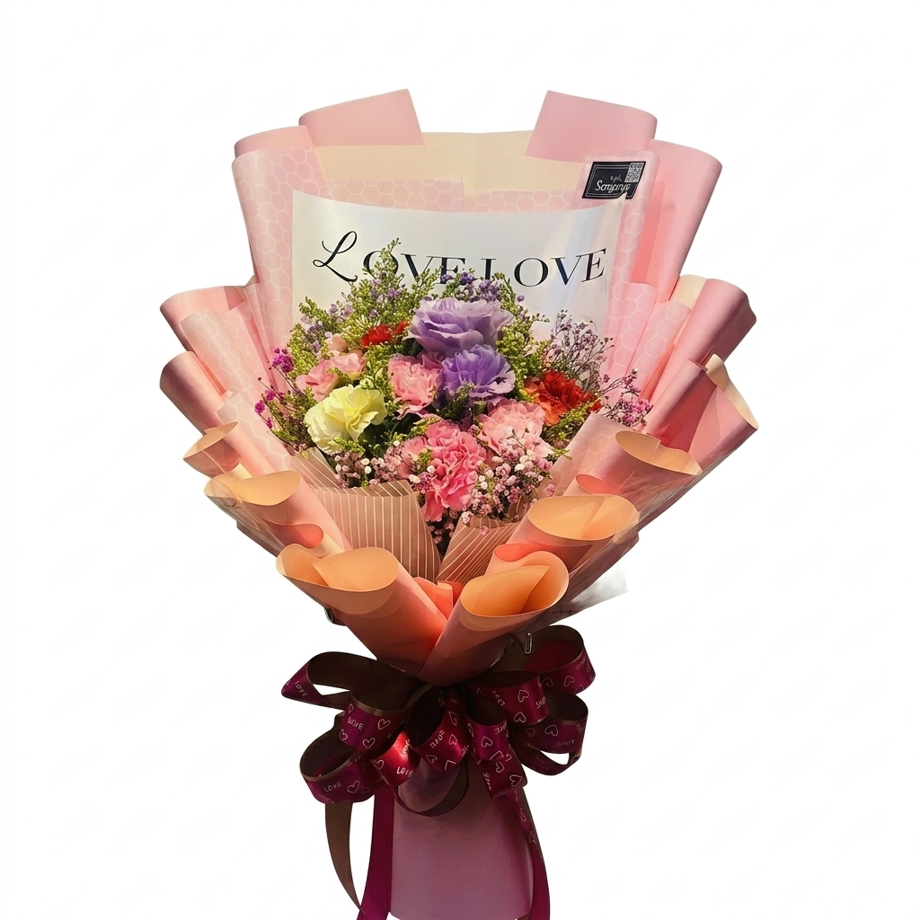 (桑妮亞花坊) "母親節活動" (促銷) 鮮花花束 祝賀花束 母親節禮品, , large