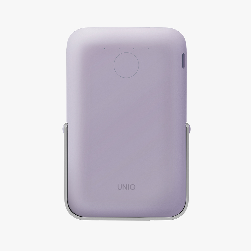 [亞瑟3C] UNIQ 新加坡
Hoveo 5000mAh 20W支架款磁吸行動電源 支援磁吸-淺紫, , large