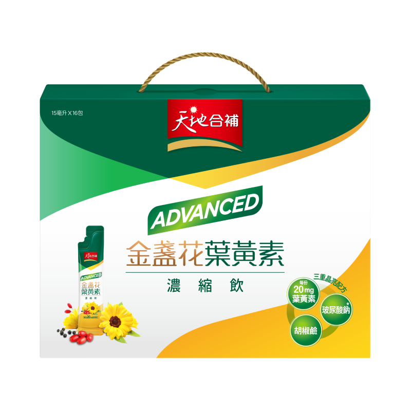 天地合補金盞花葉黃素濃縮飲15mlx16入, , large