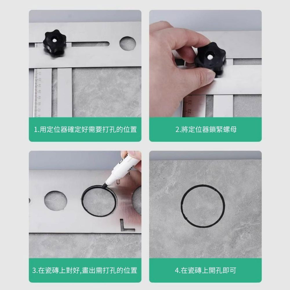 不鏽鋼萬向開孔定位器, , large