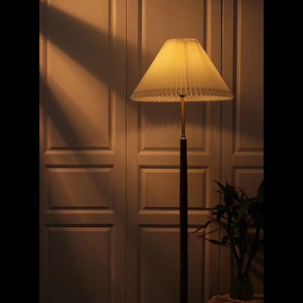 【H&R安室家】 雨果原木落地燈 ZA0187, , large