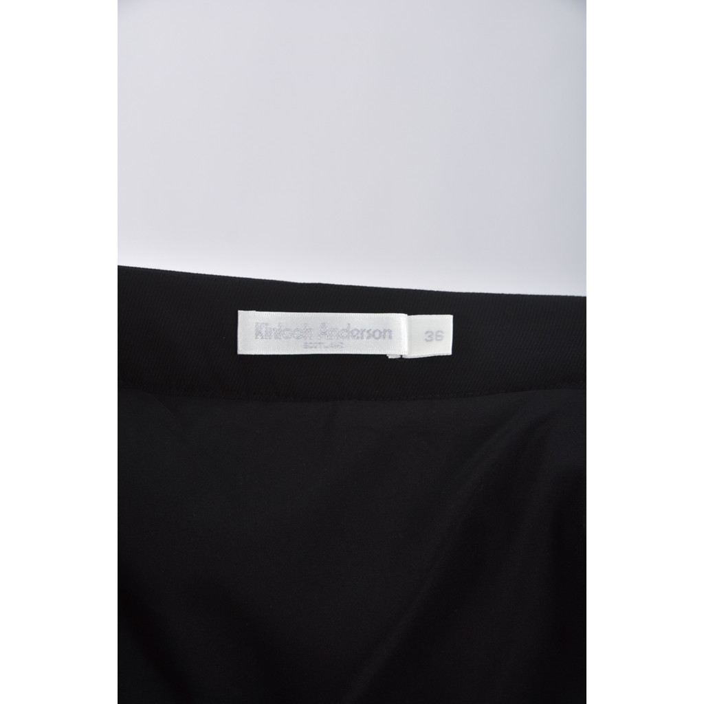 (S) kinloch anderson質感格紋黑色短裙二手衣, , large