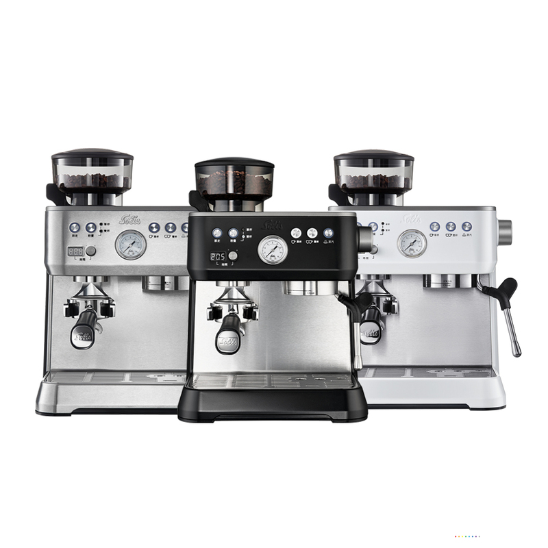 【Solis】Grind & Infuse Perfetta Espresso Coffee Machine - Silver, , large
