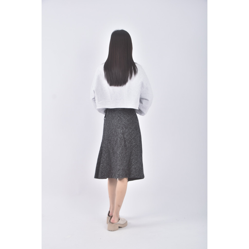(2XL) 質感蝴蝶結黑色長裙二手衣, , large