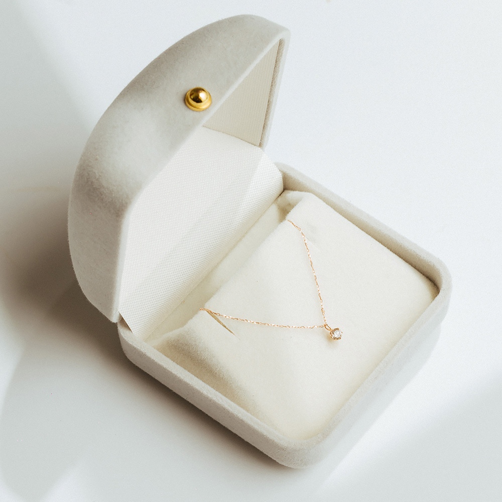 【天然真鑽】A'jane 18K玫瑰金 玫光靜語 鑽石項鍊 A032410-005, , large