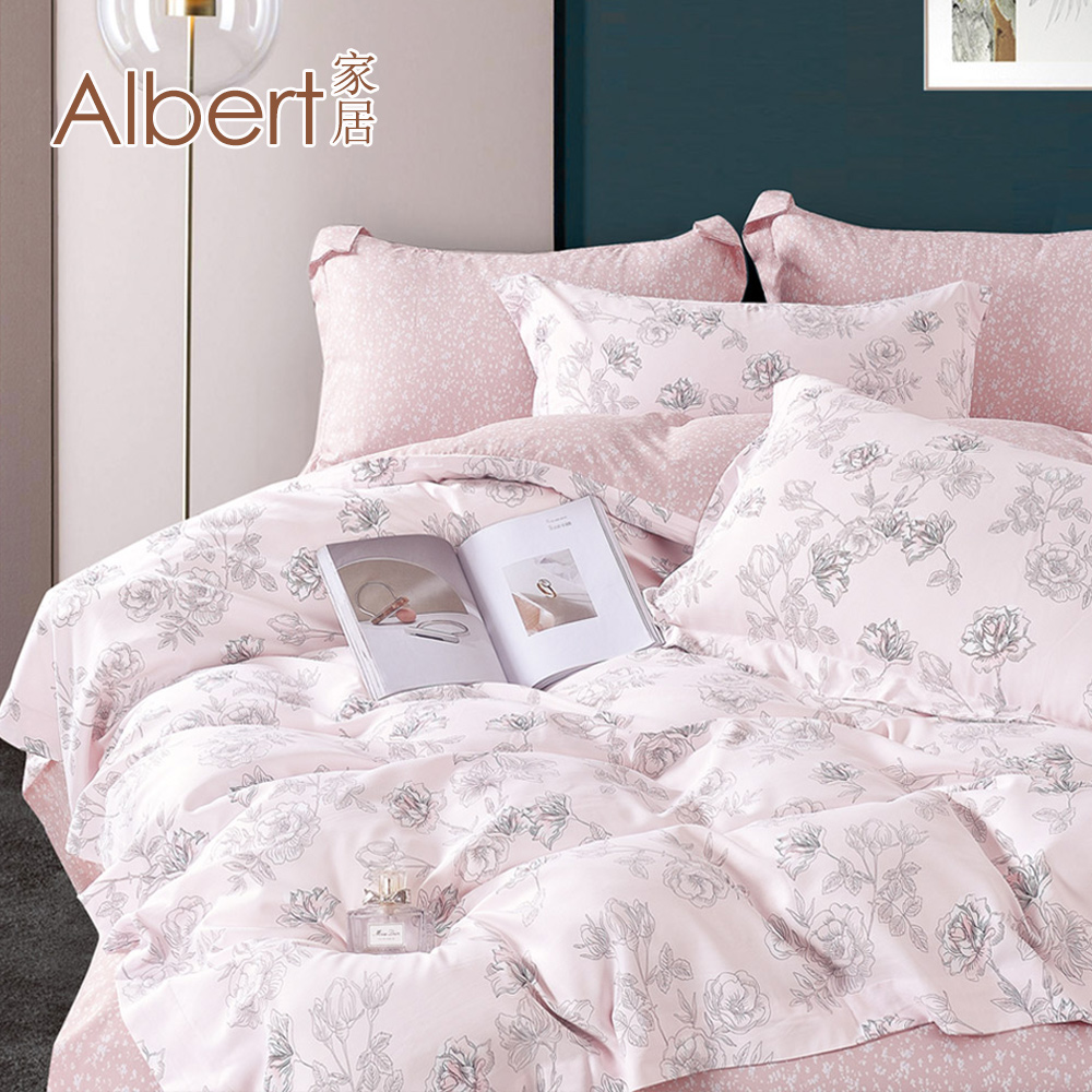【Albert bedding】50%TPrint_BedSET_AB-Queen size, , large