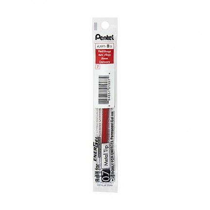 【 Pentel 飛龍 】耐水極速鋼珠筆芯 (砲彈筆頭) 0.7mm 12支/盒 LRP7   -  多款可選, , large