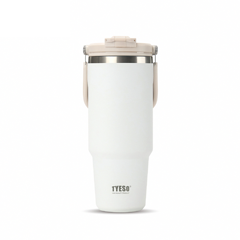 【H&R安室家】TYESO泰碩 304不鏽鋼雙飲保溫杯1200ml(H77), , large