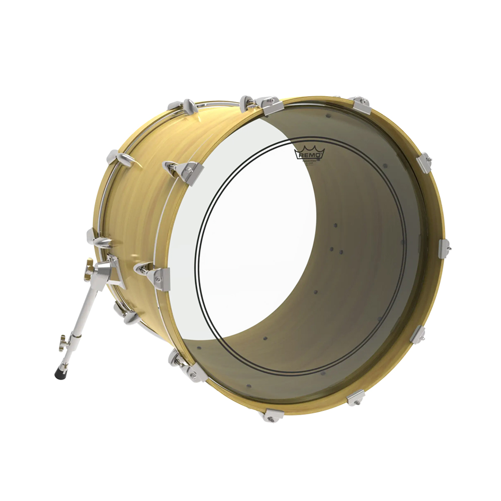 REMO Powerstroke P3 Clear BASS 大鼓單層透明鼓皮 24"【敦煌樂器】, , large