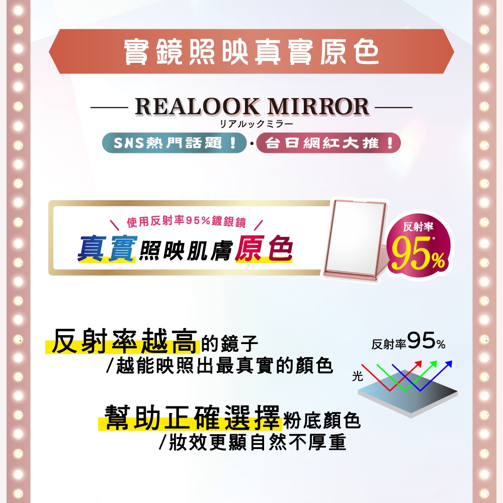 【千康購物網】ROSY ROSA 真實之鏡-冰藍 (莫蘭迪限定色), , large