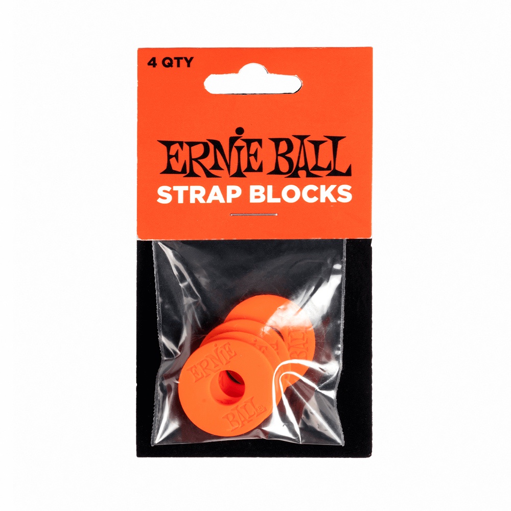 ERNIE BALL STRAP BLOCKS 4PK 安全背帶環  4入 多色款【敦煌樂器】, , large