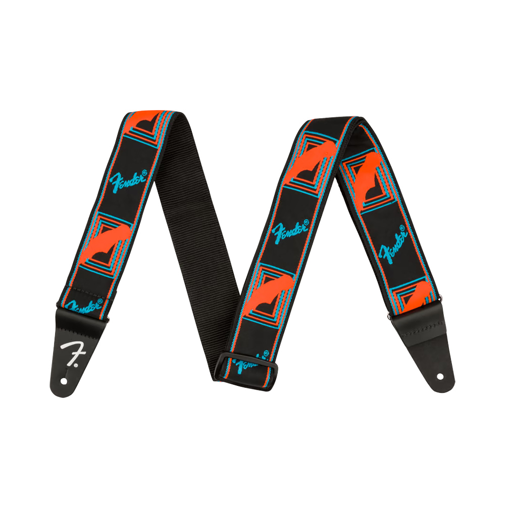 Fender Neon Monogrammed Strap, , large