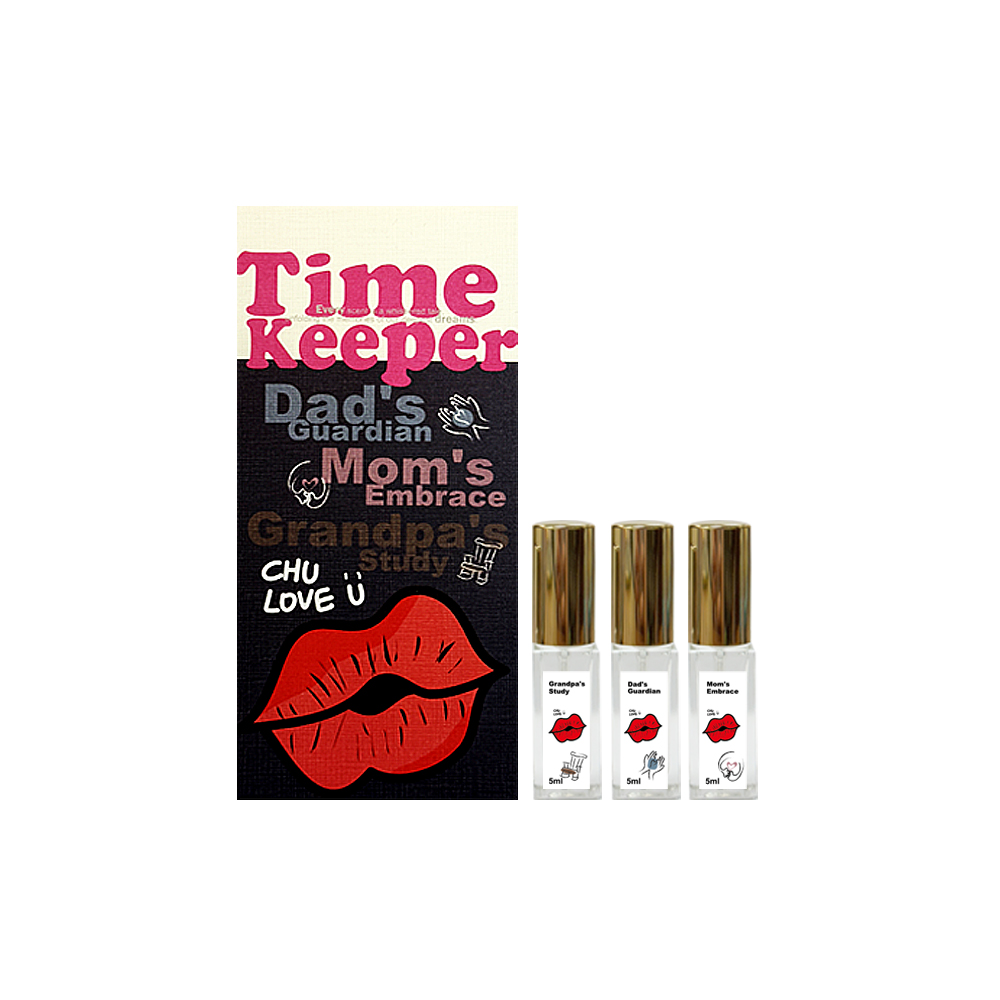 【啾愛你】PRO香氛香水 時光膠囊愛的記憶5ml禮盒三件組