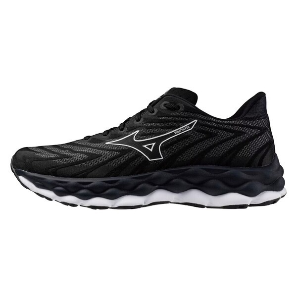 Mizuno Wave Sky 8 男 慢跑鞋 彈力 支撐 緩震 美津濃 黑 [J1GC240252], , large