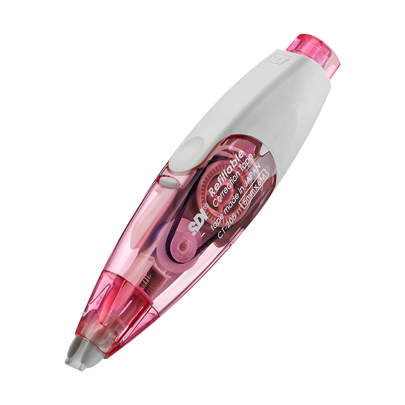 輕鬆按修正帶附內帶5mm*6M粉紅, , large