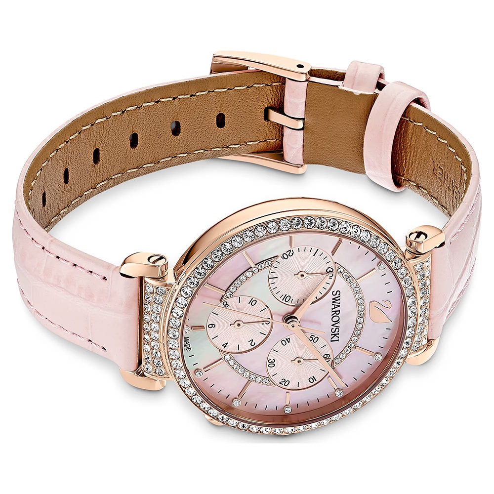 SWAROVSKI 施華洛世奇 Passage Chrono 送禮推薦 珍珠母貝計時女錶 手錶-36mm 5580352, , large