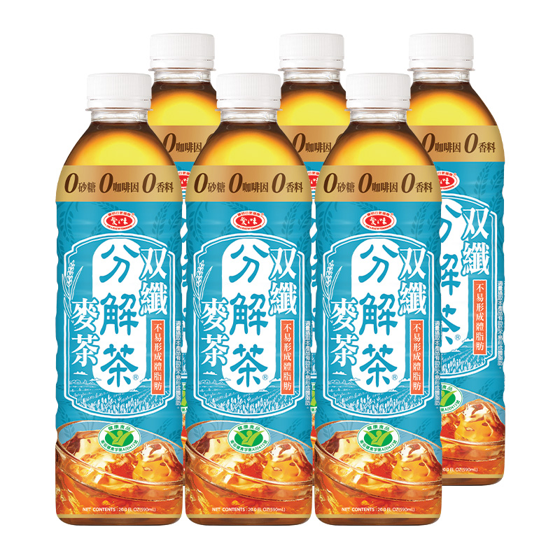 愛之味分解茶雙纖麥茶 590ml, , large