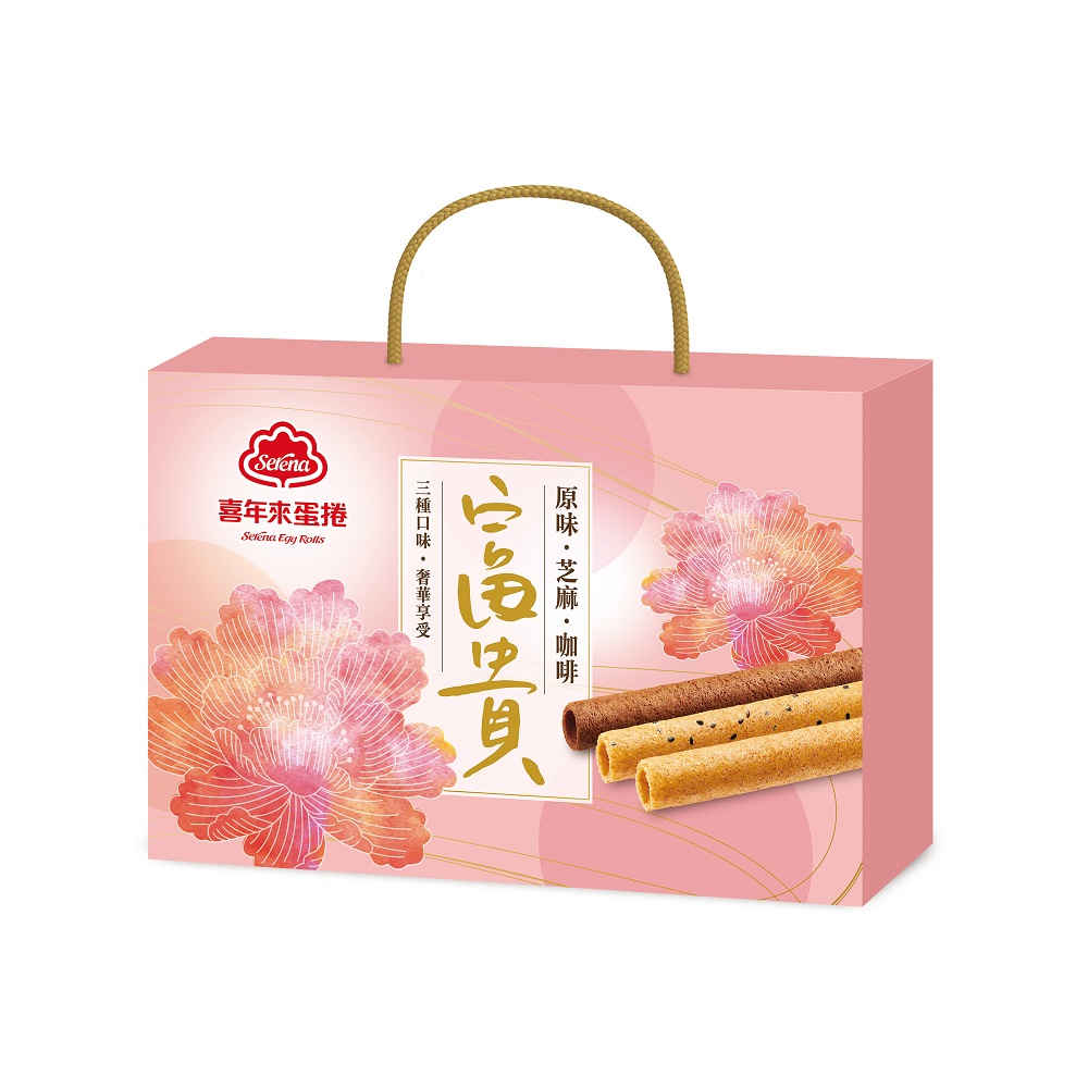 喜年來綜合蛋捲新富貴禮盒, , large