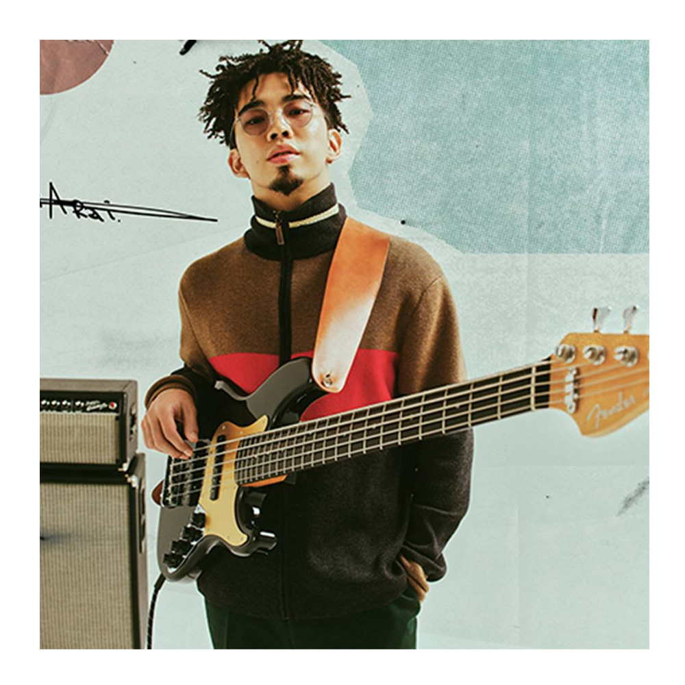 Fender Deluxe Jazz Bass V Kazuki Arai Edition 簽名款五弦電貝斯, , large