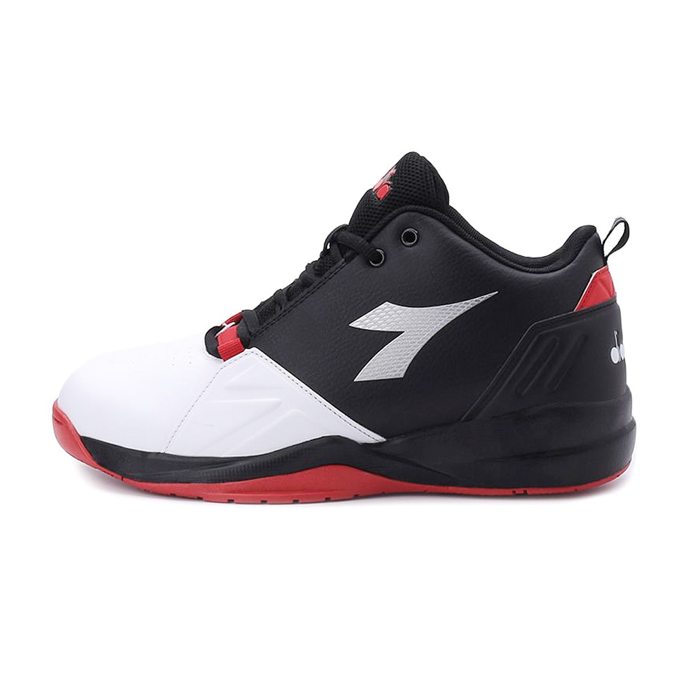 DIADORA迪亞多那 寬楦籃球鞋 男運動鞋 男鞋 時尚 透氣 舒適 好穿脫 保護後跟 耐磨 止滑 穩定 白黑藍 黑白紅, , large