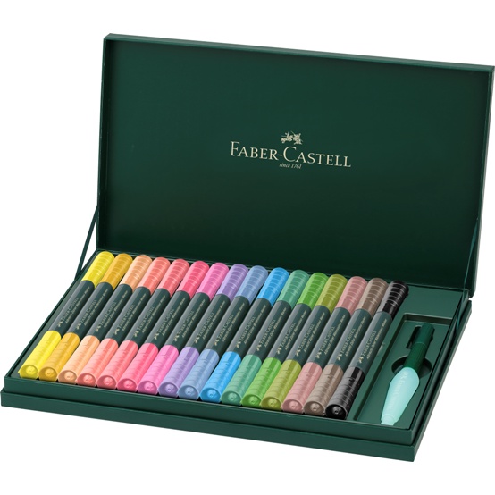 Faber-Castell輝柏 雙頭水彩麥克筆套組/麥克筆-16支入, , large