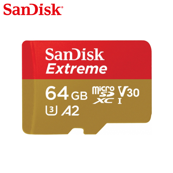 【SanDisk】 Extreme 64G A2 V30 UHS-I U3 microSDXC 記憶卡, , large