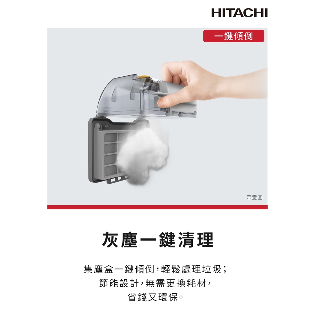 HITACHI Bagless Upright Vacuum Cleaner CVBM5TA, , large