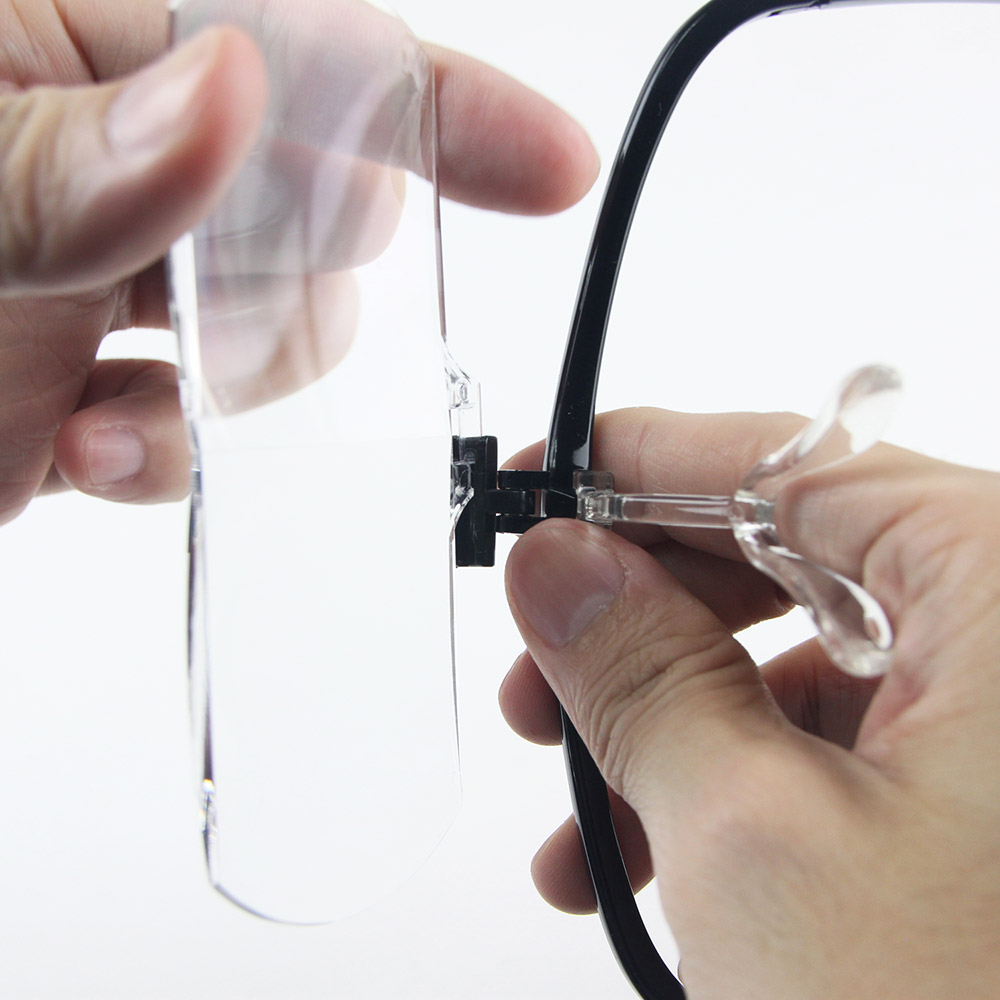 [I.L.K.] 1.6x&2x/110x45mm Magnfier Wine Red HF-60DEW, 寶紅, large